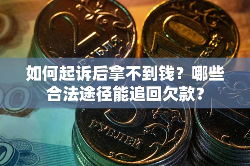 武汉如何起诉后拿不到钱？哪些合法途径能追回欠款？