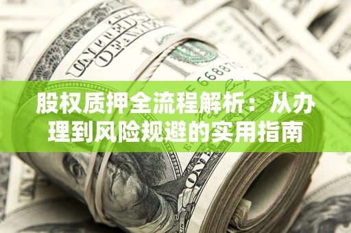 武汉股权质押全流程解析：从办理到风险规避的实用指南