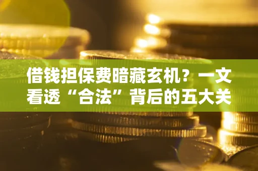 武汉借钱担保费暗藏玄机？一文看透“合法”背后的五大关键陷阱