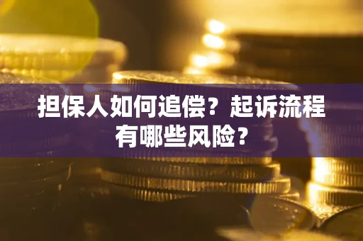 武汉担保人如何追偿？起诉流程有哪些风险？