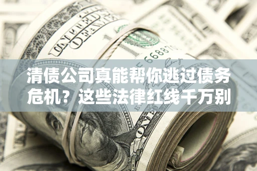 武汉清债公司真能帮你逃过债务危机？这些法律红线千万别踩