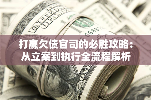 武汉打赢欠债官司的必胜攻略：从立案到执行全流程解析