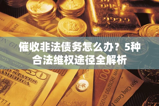 武汉催收非法债务怎么办？5种合法维权途径全解析