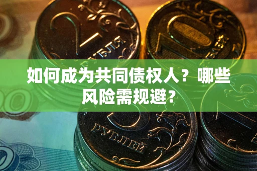 武汉如何成为共同债权人？哪些风险需规避？