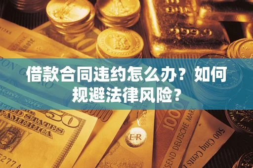 武汉借款合同违约怎么办？如何规避法律风险？