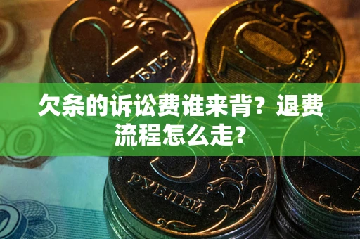武汉欠条的诉讼费谁来背？退费流程怎么走？