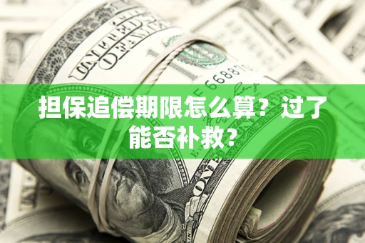 武汉担保追偿期限怎么算？过了能否补救？